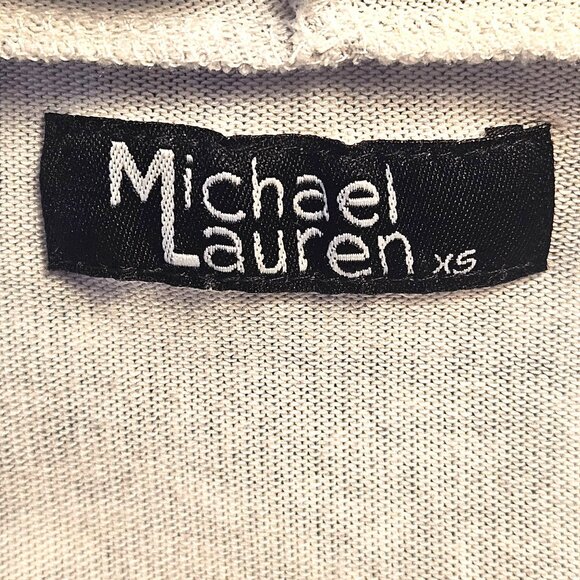 Michael Lauren Women’s Snakeskin Zip Hoodie Gray XS Y2K Whimsygoth Streetwear - Picture 4 of 13